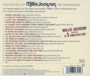 Jackson Millie - Moods Of Millie Jackson: Her Best B i gruppen ÖVRIGT / Övrigt / aub hos Bengans Skivbutik AB (1811280)