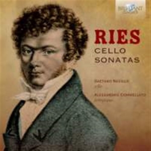 Ries Ferdinand - Cello Sonatas i gruppen Externt_Lager / Naxoslager hos Bengans Skivbutik AB (1820420)
