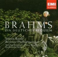 Sir Simon Rattle - Brahms: Ein Deutsches Requiem i gruppen CD / Klassiskt hos Bengans Skivbutik AB (1846136)