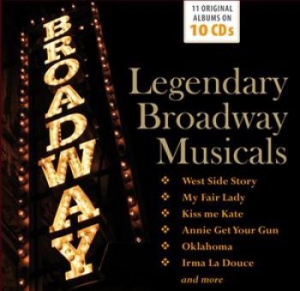 Blandade Artister - Legendary Broadway Musicals i gruppen CD / Pop-Rock hos Bengans Skivbutik AB (1874062)