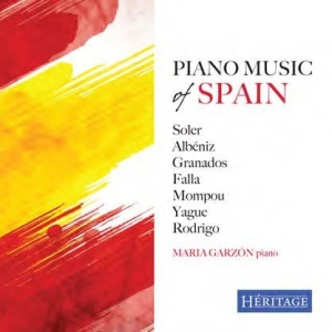 Garzon Maria - Piano Music Of Spain i gruppen CD / Pop hos Bengans Skivbutik AB (1908106)