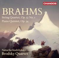 Brahms Johannes - String Quartet No. 1 / Piano Quinte i gruppen Externt_Lager / Naxoslager hos Bengans Skivbutik AB (1911004)