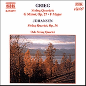Grieg/Johansen - String Quartets i gruppen Externt_Lager / Naxoslager hos Bengans Skivbutik AB (1926543)