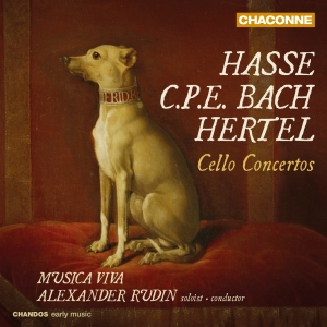 Bach C P E / Hasse / Hertel - Cello Concertos i gruppen Externt_Lager / Naxoslager hos Bengans Skivbutik AB (1946663)