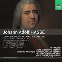 Hasse J A - Complete Solo Cantatas, Vol. 1 i gruppen Externt_Lager / Naxoslager hos Bengans Skivbutik AB (1949808)