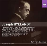 Ryelandt Joseph - Chamber Music For Piano & Strings, i gruppen Externt_Lager / Naxoslager hos Bengans Skivbutik AB (1949809)