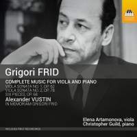 Frid Grigory - Complete Music For Viola & Piano i gruppen Externt_Lager / Naxoslager hos Bengans Skivbutik AB (1949814)