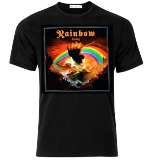 Rainbow - Rainbow T-Shirt Rising i gruppen Minishops / Dio hos Bengans Skivbutik AB (1951188)