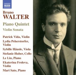Walter Bruno - Piano Quintet / Violin Sonata i gruppen Externt_Lager / Naxoslager hos Bengans Skivbutik AB (2003501)