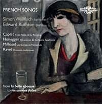 Honegger / Milhaud / Ravel - French Songs i gruppen Externt_Lager / Naxoslager hos Bengans Skivbutik AB (2003816)