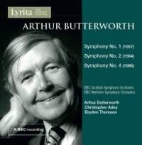 Butterworth Arthur - Symphonies Nos. 1, 2 & 4 i gruppen Externt_Lager / Naxoslager hos Bengans Skivbutik AB (2003818)