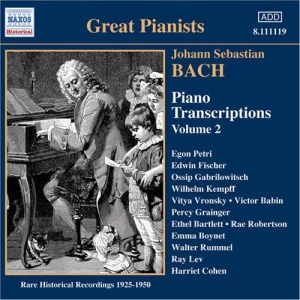 Bach J. S. - Piano Transcriptions Vol. 2 i gruppen Externt_Lager / Naxoslager hos Bengans Skivbutik AB (2006047)