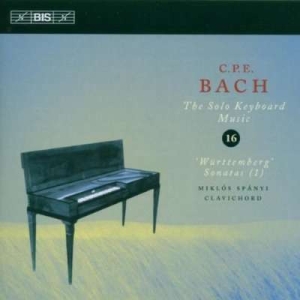 Bach Cpe/ Spanyi - Solo Keyboard Music V.16 - Wurttemb i gruppen Externt_Lager / Naxoslager hos Bengans Skivbutik AB (2006090)