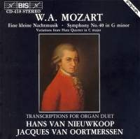 Mozart Wolfgang Amadeus - Transcriptions For Organ Duet i gruppen Externt_Lager / Naxoslager hos Bengans Skivbutik AB (2006412)
