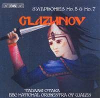 Glazunov Alexander - Symphonies Nos 5 & 7 i gruppen Externt_Lager / Naxoslager hos Bengans Skivbutik AB (2006447)