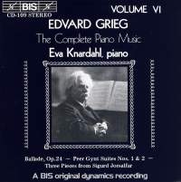 Grieg Edvard - Complete Piano Music Vol 6 i gruppen Externt_Lager / Naxoslager hos Bengans Skivbutik AB (2006459)
