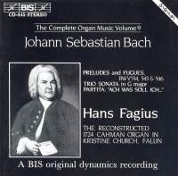 Bach Johann Sebastian - Organ Music Vol 9 i gruppen Externt_Lager / Naxoslager hos Bengans Skivbutik AB (2006481)