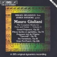 Giuliani Mauro - Complete Music For Flute & Gui i gruppen Externt_Lager / Naxoslager hos Bengans Skivbutik AB (2006494)