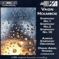 Holmboe Vagn - Symphony 1 3/Rustica 10 i gruppen Externt_Lager / Naxoslager hos Bengans Skivbutik AB (2006667)