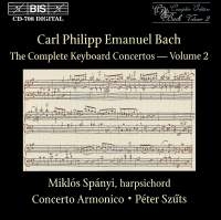 Bach Carl Philipp Emanuel - Keyboard Concertos Vol 2 i gruppen Externt_Lager / Naxoslager hos Bengans Skivbutik AB (2006716)