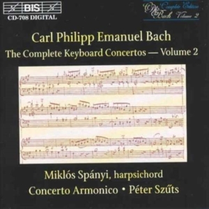 Bach Carl Philipp Emanuel - Keyboard Concertos Vol 2 i gruppen Externt_Lager / Naxoslager hos Bengans Skivbutik AB (2006716)