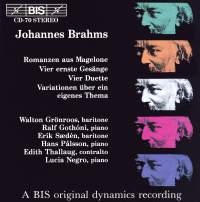 Brahms Johannes - Works For Bar & Piano i gruppen Externt_Lager / Naxoslager hos Bengans Skivbutik AB (2006720)