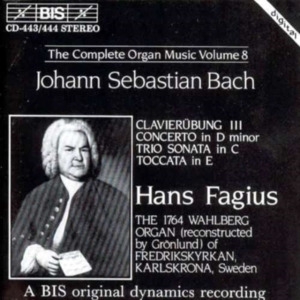 Bach Johann Sebastian - Organ Music Vol 8 i gruppen Externt_Lager / Naxoslager hos Bengans Skivbutik AB (2006742)