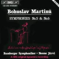 Martinu Bohuslav - Symphony 5/6 i gruppen Externt_Lager / Naxoslager hos Bengans Skivbutik AB (2006766)