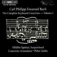 Bach Carl Philipp Emanuel - Keyb Concertos Vol 1 i gruppen Externt_Lager / Naxoslager hos Bengans Skivbutik AB (2006768)