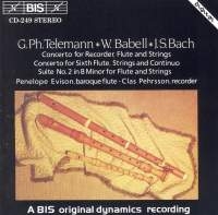 Telemann Georg Philipp - Recorder Fl Conc /Bach i gruppen Externt_Lager / Naxoslager hos Bengans Skivbutik AB (2006819)