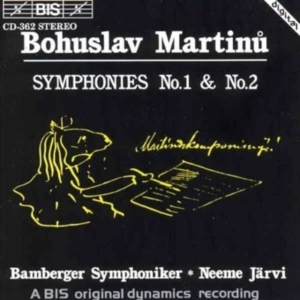 Martinu Bohuslav - Symphony 1/2 i gruppen Externt_Lager / Naxoslager hos Bengans Skivbutik AB (2006833)