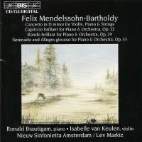 Mendelssohn Felix - Violin/Piano Conc Rondo i gruppen Externt_Lager / Naxoslager hos Bengans Skivbutik AB (2006902)