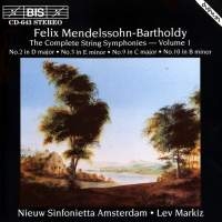 Mendelssohn Felix - Complete String Symphony Vol 1 i gruppen Externt_Lager / Naxoslager hos Bengans Skivbutik AB (2006935)