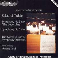 Tubin Eduard - Symphony 2/Legendary 6 i gruppen Externt_Lager / Naxoslager hos Bengans Skivbutik AB (2007087)