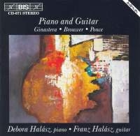Ginastera Alberto - Piano & Gr /Brouwer Ponce i gruppen Externt_Lager / Naxoslager hos Bengans Skivbutik AB (2007110)