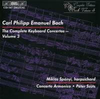 Bach Carl Philipp Emanuel - Keyboard Concertos Vol 3 i gruppen Externt_Lager / Naxoslager hos Bengans Skivbutik AB (2007196)
