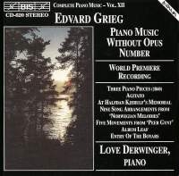 Grieg Edvard - Piano Music Without Op i gruppen Externt_Lager / Naxoslager hos Bengans Skivbutik AB (2007215)