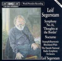 Segerstam Leif - Symphony 16 /Nocturne i gruppen Externt_Lager / Naxoslager hos Bengans Skivbutik AB (2007229)