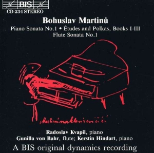 Martinu Bohuslav - Piano Son 1 /Etudes /Polkas i gruppen Externt_Lager / Naxoslager hos Bengans Skivbutik AB (2007288)