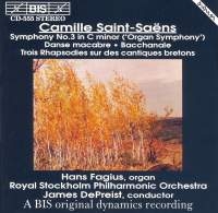 Saint-Saens Camille - Symphony 3 Organ /Danse Macabr i gruppen Externt_Lager / Naxoslager hos Bengans Skivbutik AB (2007292)