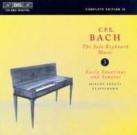 Bach Carl Philipp Emanuel - Solo Keyb Music Vol 3 i gruppen Externt_Lager / Naxoslager hos Bengans Skivbutik AB (2007316)
