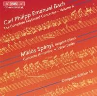Bach Carl Philipp Emanuel - Keyboard Concertos Vol 8 i gruppen Externt_Lager / Naxoslager hos Bengans Skivbutik AB (2007381)