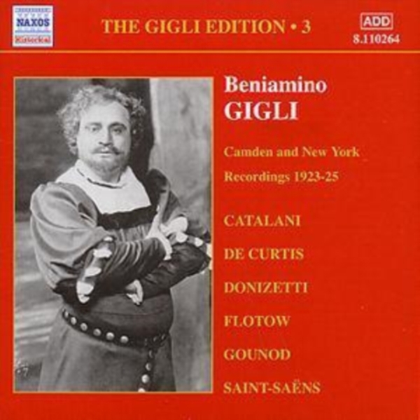 Various - Gigli Edition Vol 3 i gruppen CD / Klassiskt hos Bengans Skivbutik AB (2007412)