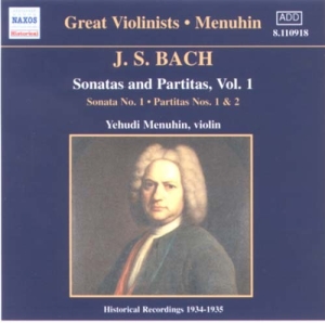 Bach Johann Sebastian - Sonatas & Partitas Vol 1 i gruppen Externt_Lager / Naxoslager hos Bengans Skivbutik AB (2007428)
