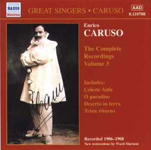 Various - Caruso Complete Recordings Vol i gruppen Externt_Lager / Naxoslager hos Bengans Skivbutik AB (2007457)