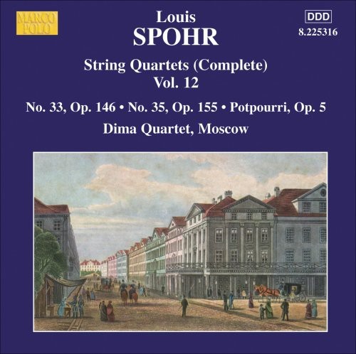 Spohr Louis - String Quartets Vol. 12 i gruppen CD / Klassiskt hos Bengans Skivbutik AB (2007581)