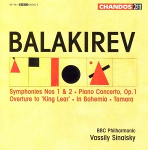 Balakirev - Symphonies 1 & 2, Piano Concer i gruppen Externt_Lager / Naxoslager hos Bengans Skivbutik AB (2007629)