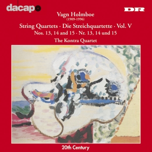Holmboe Vagn - String Quartet Vol 5 i gruppen Externt_Lager / Naxoslager hos Bengans Skivbutik AB (2007994)