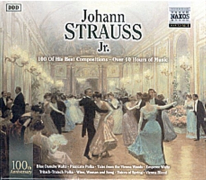 Strauss Johann - 100 Of His Best Compositions i gruppen CD / Klassiskt hos Bengans Skivbutik AB (2008008)