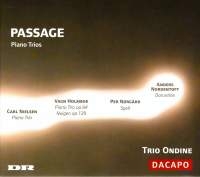 Nielsen/Holmboe/Nørgard - Passage: Piano Trios i gruppen Externt_Lager / Naxoslager hos Bengans Skivbutik AB (2008205)